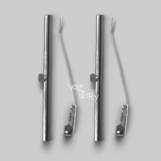 STAINLESS STEEL WIPER ARMS AND BLADES SET | VW BEETLE 1958 - 1964