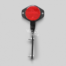 SAFETY REFLECTOR BLACK RED