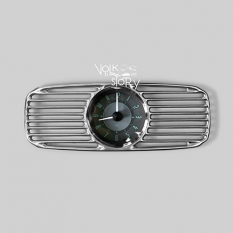 ISP WEST VW TYPE 1 1953-1957 ZWITTER & OVAL ACCESSORY 12v CLOCK & DASH GRILL COMBO GREEN
